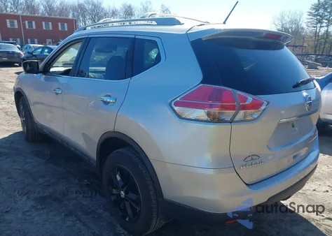 2016 Nissan Rogue Sv z USA, uszkodzony, nr VIN 5N1AT2MVXGC829451